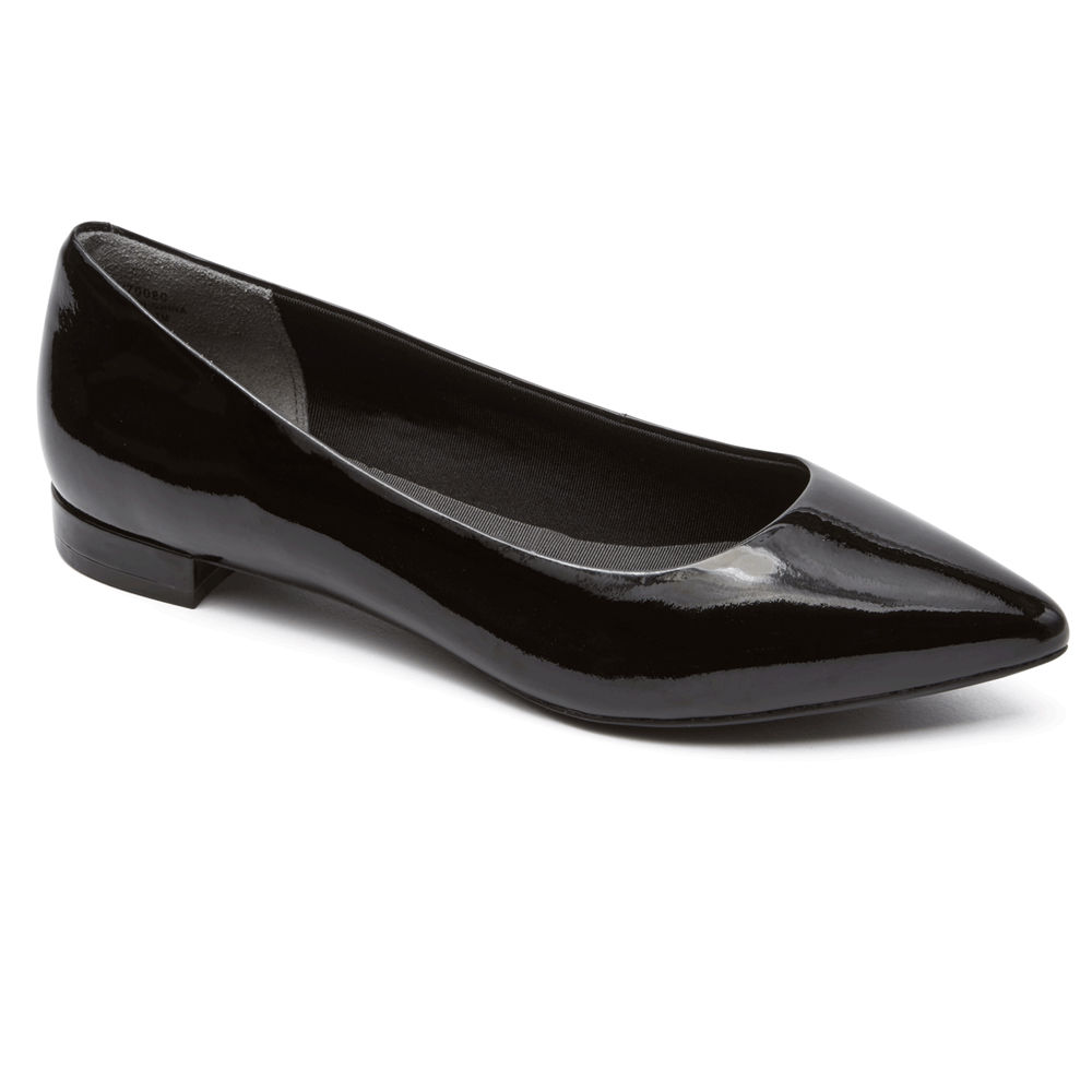 Rockport Womens Ballet Black - Total Motion Adelyn - UK 592-VGZAKO